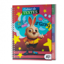 CAHIER DE TEXTE COUV PP FANTAISIE KO