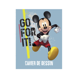CAHIER DE DESSIN A CARREAUX 10/10 PM 17*22 CM DISNEY 90GR YAMAMA