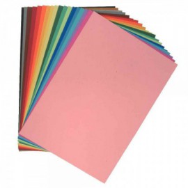 POCHETTE DE 10 PAPIER DESSIN 24x32 COULEUR
