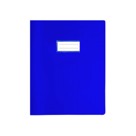 PROTEGE CAHIER LINO 17*22 PM - BLEU