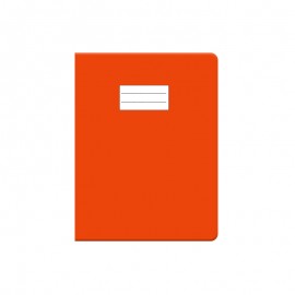 PROTEGE CAHIER LINO 17*22 PM - ORANGE
