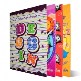 CAHIER DE DESSIN UNI 24*32  - KO